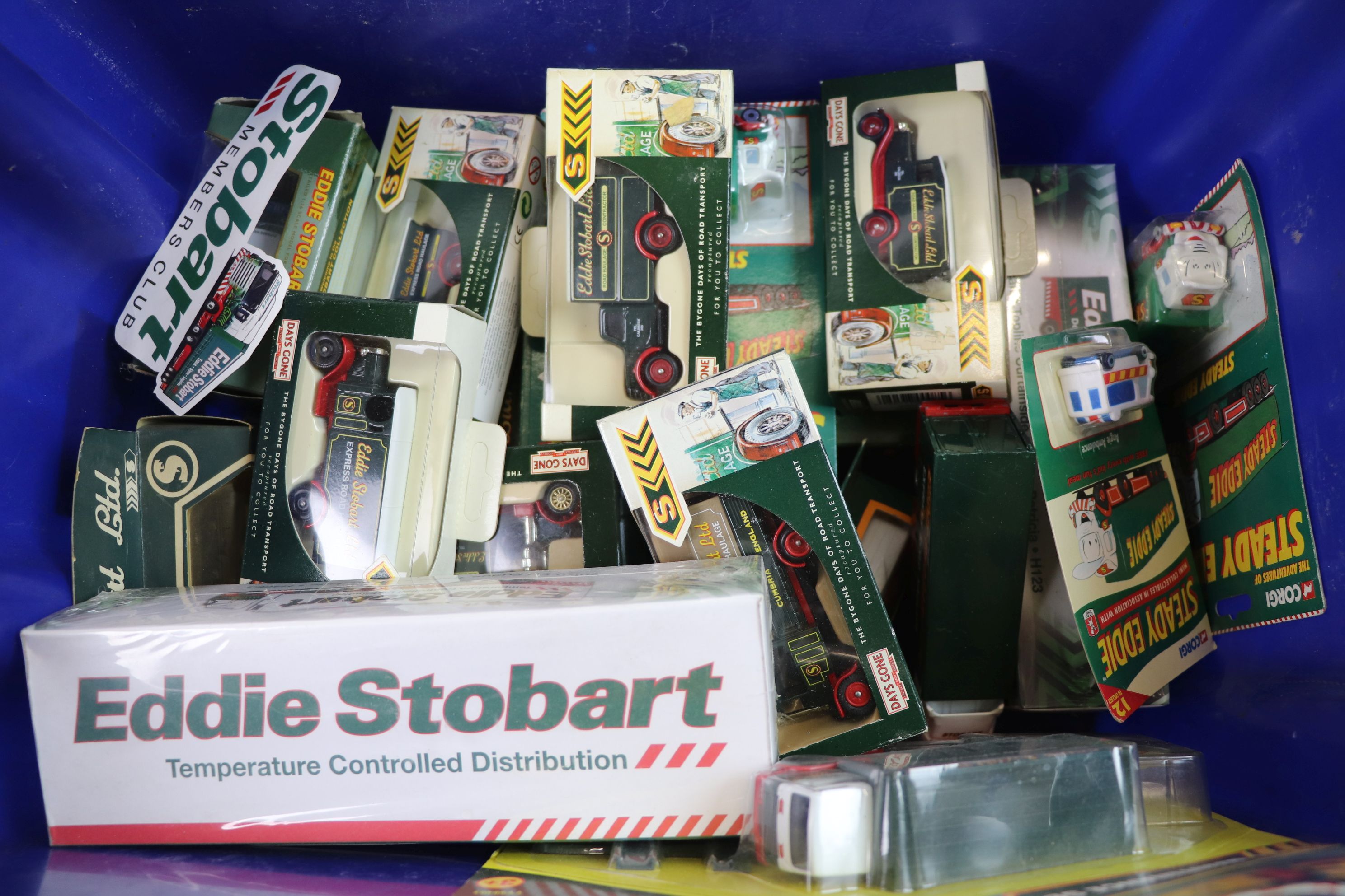 Eddie Stobart Ltd, a selection of approx 20 boxed diecast Corgi, Lledo & Atlas Edition models,