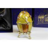 Collection of Atlas Editions Faberge Style Eggs, Various Colours with duplications, approximately