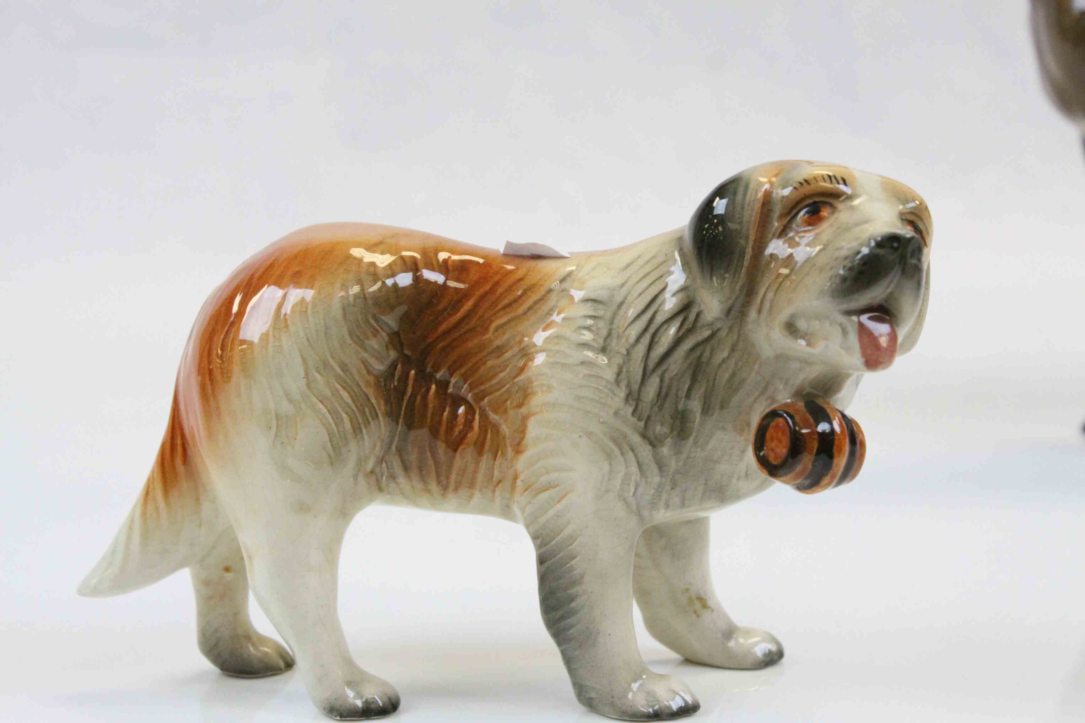 Beswick Horse, Jack Russell, Manuri St Bernard & a Melba Ware St Bernard - Image 2 of 6