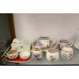 Collection of vintage Poole Pottery to include a Cheese dish, Cream jugs etc