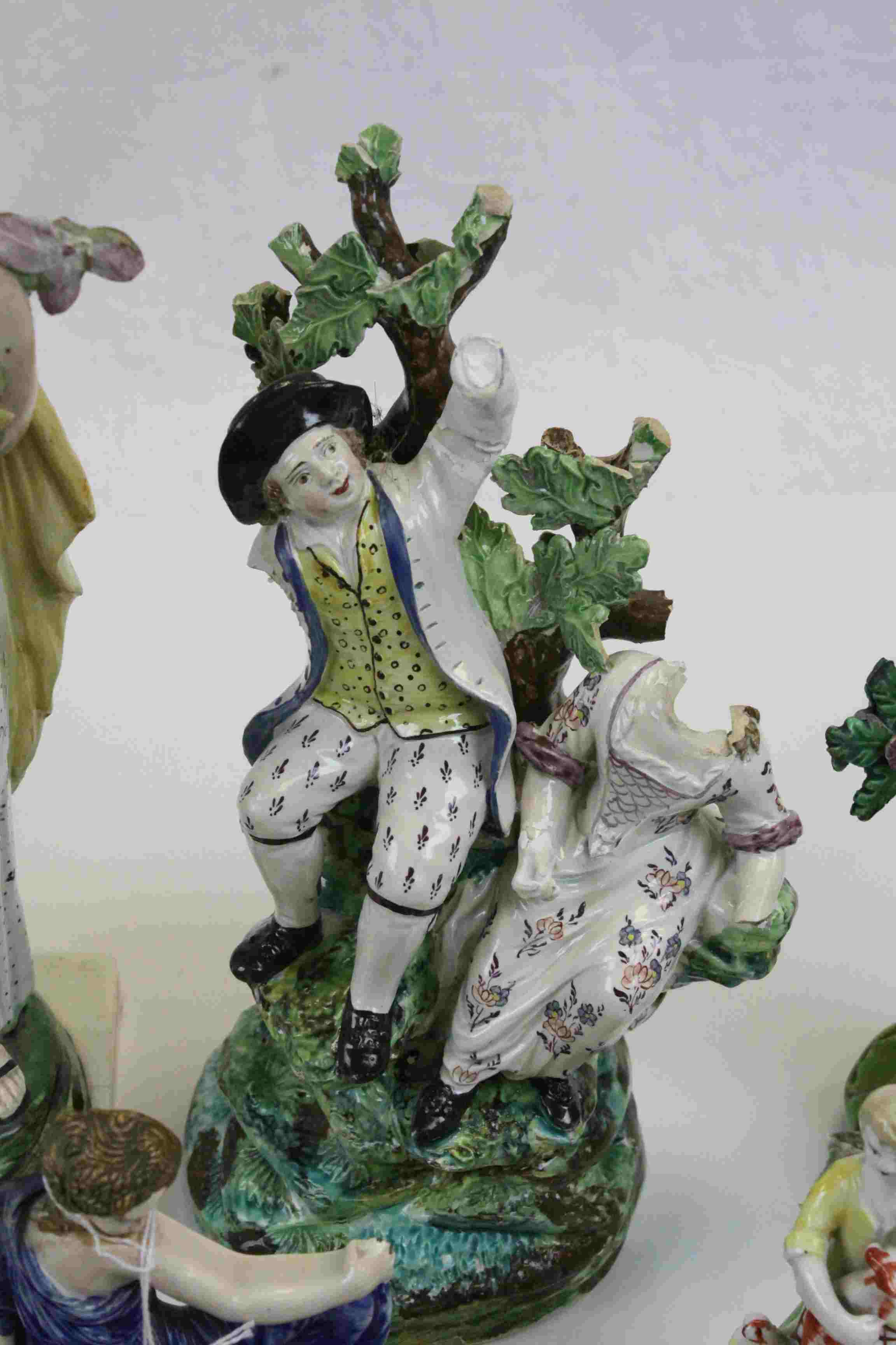 Group of Ten 19th century Staffordshire Figures - Image 8 of 9