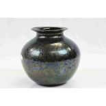 Royal Brierley Art Glass vase with Irridescent finish