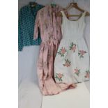 Vintage Horrockses Ladies Full Length Pink Floral Patterned Dressing Gown together with a Horrockses