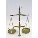 Set of Late 19th century Brass Beam Scales made by W & T Avery, Birmingham