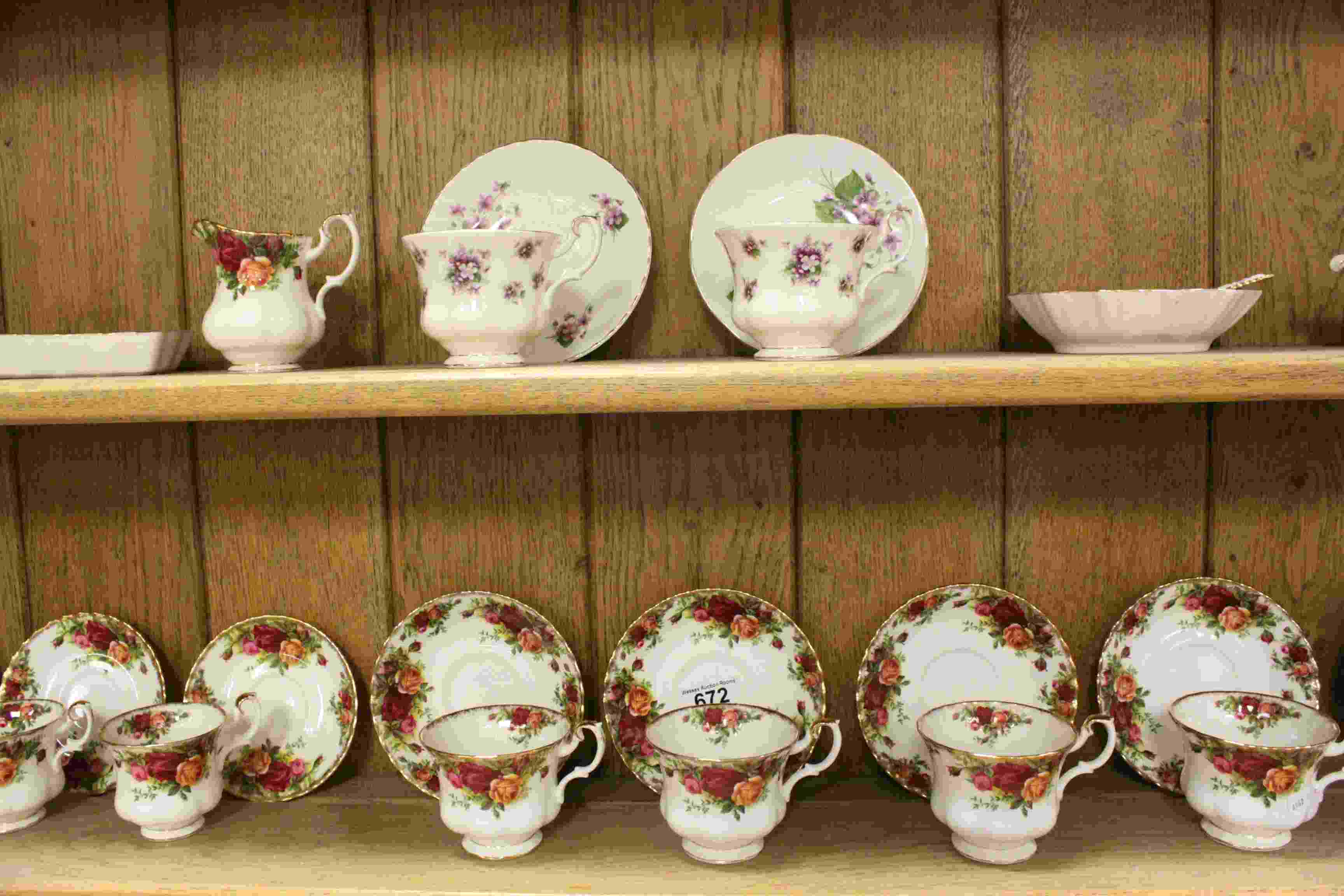 Royal Albert Old Country Roses including Four Coffee Cups and Saucers, Six Tea Cups and Saucers, - Image 7 of 7