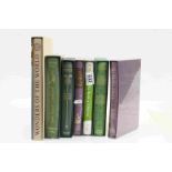 Seven Folio Society Books all within their sleeve covers including Ballet Shoes, The Secret Gardens,