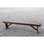 Victorian Pine Bench, approx. 180cms long x 45cms high