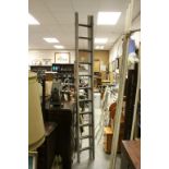 Wooden Extending Double Ladder