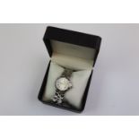 Boxed Gents Stainless Steel Rotary 50m Quartz Wristwatch Cal. 10900