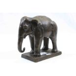 Bronzed Resin model of an Elephant