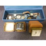 Assorted vintage Gents and Ladies wristwatches to include Jean Pierre, Lucerne, Mirexal, Timex,