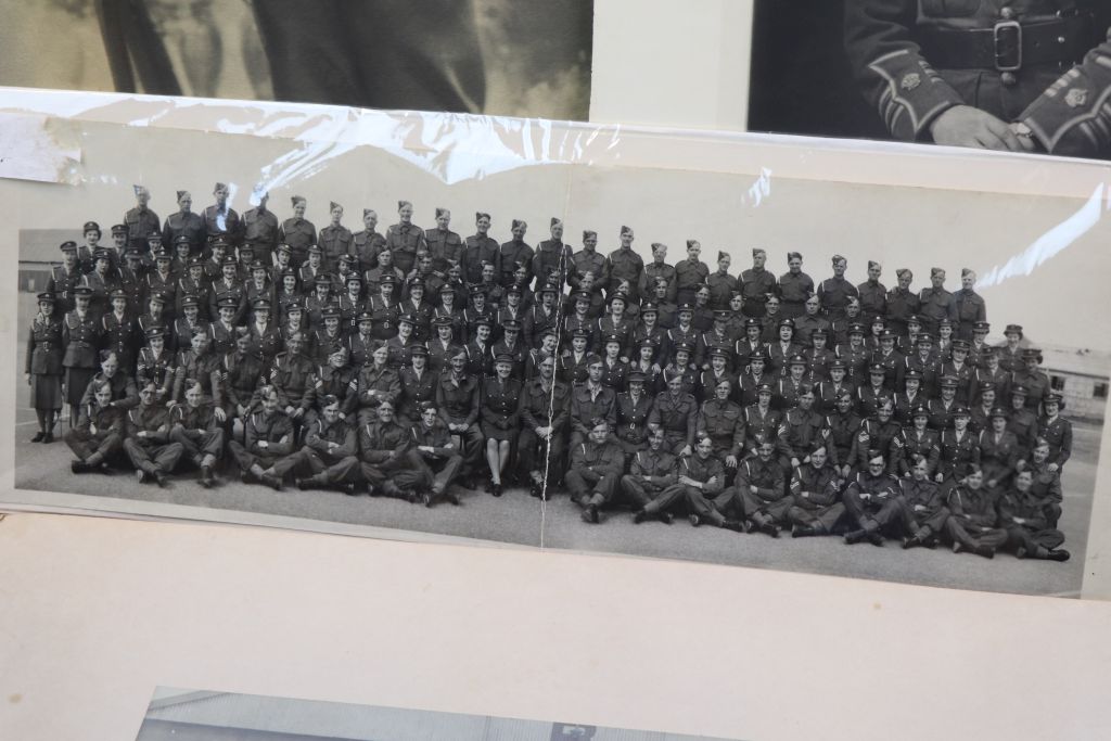 A Collection Of Eight Large Photographs From Both WW1 & WW2 To Include Individual Portrait - Image 5 of 10