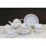 Staffordshire ceramic Tea for one set by Nina Campbell