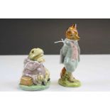 Two Beswick Beatrix Potter figures to include; Foxy Whiskered Gentleman & Jeremy Fisher
