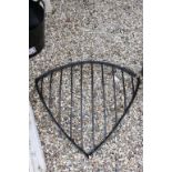 Antique Iron Corner Hay Rack