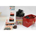 Boxed Polaroid Appareil Land Instant 20 Camera, Boxed Asahi Pentax K1000 Camera together with a
