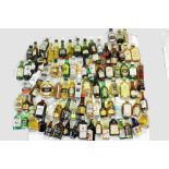 Collection of approximately 90 Alcoholic Spirit Miniatures dating from around 1980's including