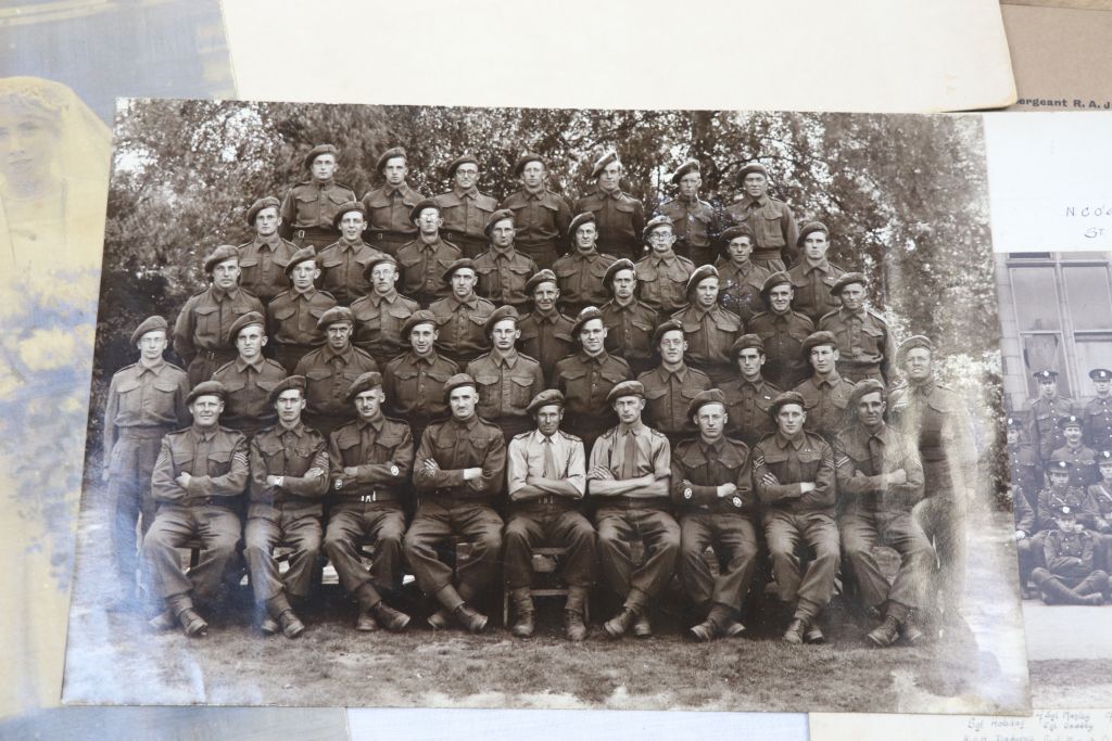 A Collection Of Eight Large Photographs From Both WW1 & WW2 To Include Individual Portrait - Image 8 of 10