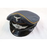 A Reproduction World War Two German Luftwaffe NCO's Visor Cap.