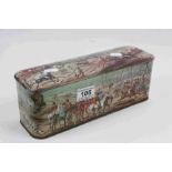 Scribbans-Kemp ' Tally-Ho' Hunting Scene Advertising Tin