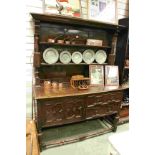 Mid 20th century Oak Jacobean Style Dresser, 152cm long x 198cms high