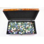 Large quantity of assorted glass marbles, various sizes