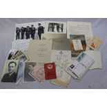 A Collection Of World War Two Royal Air Force / RAF Ephemera And Photographs To Include : A RAF