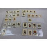 A Collection Of Approx 60 x Cigarette Silks Featuring Badges From The British Army.