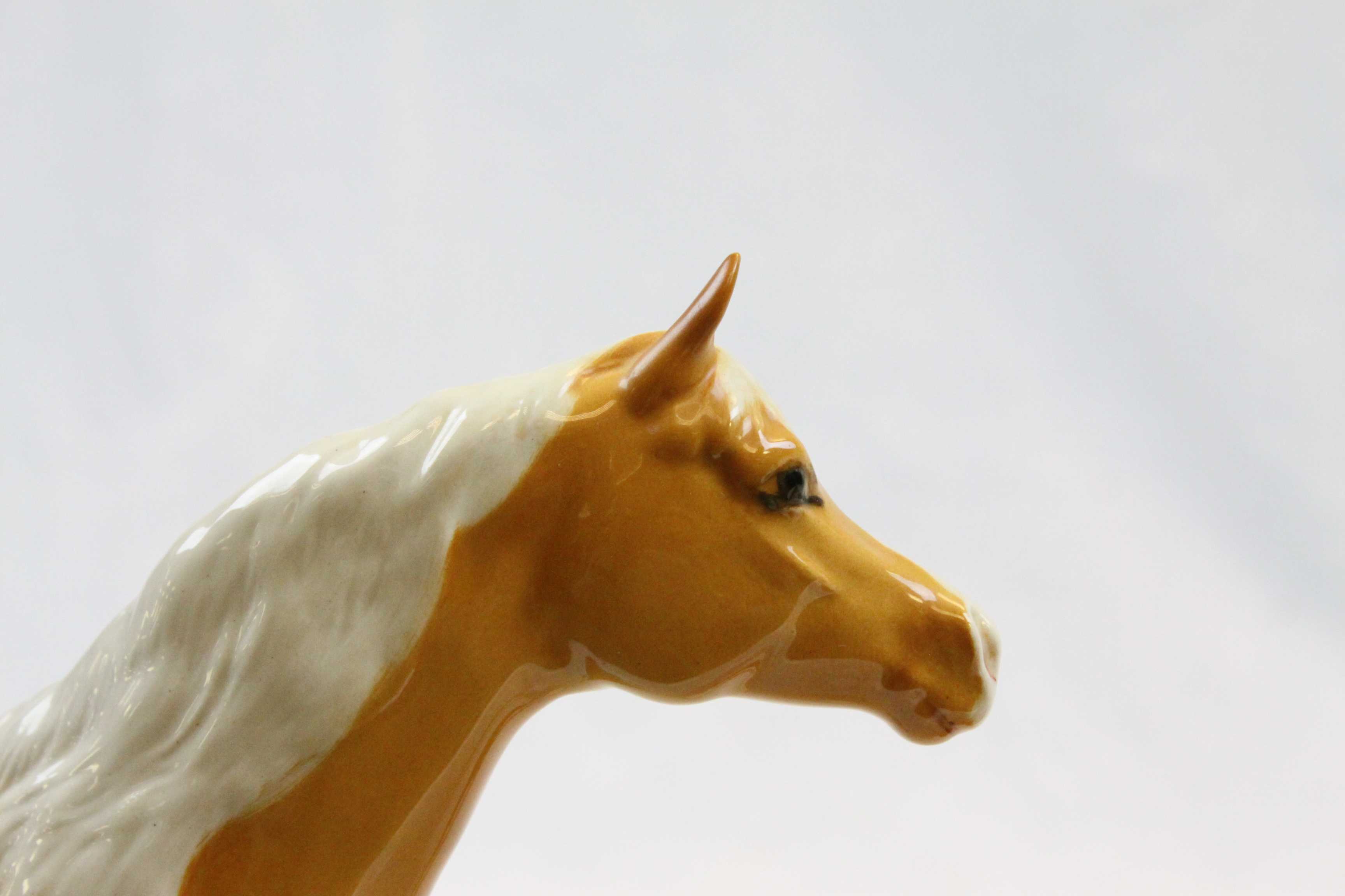 Two Beswick Palomino Horses of different sizes - Image 6 of 8