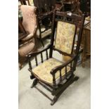 Late Victorian American Rocking Chair