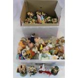 Large collection of unboxed Piggin figures in two boxes, approx. 43