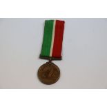 A Full Size World War One Mercantile Marine Medal Issue To T.E. LEEPER.
