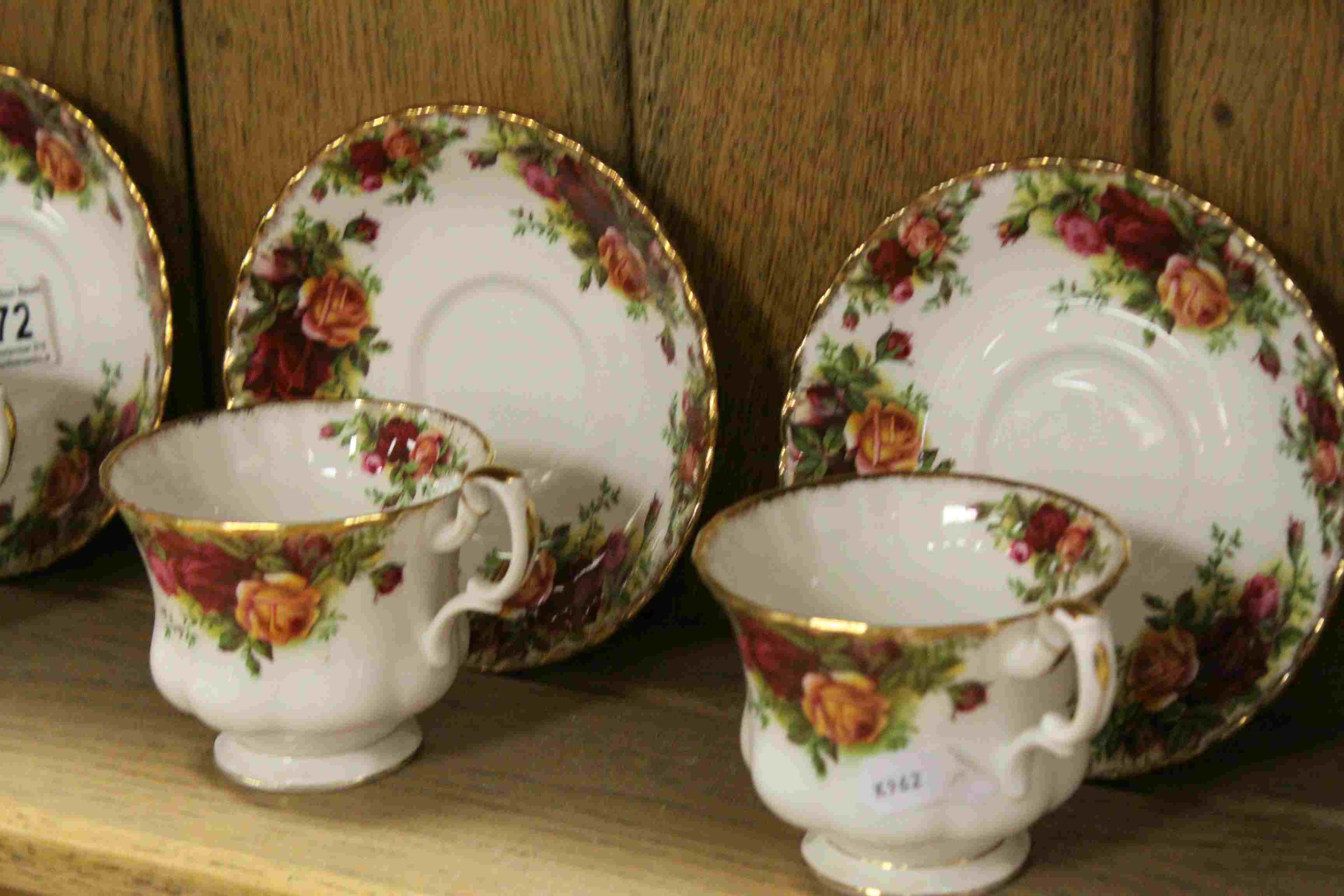 Royal Albert Old Country Roses including Four Coffee Cups and Saucers, Six Tea Cups and Saucers, - Image 2 of 7