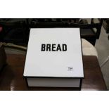 Enamel Bread Bin with Hinged Lid