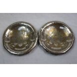 Two Trench Art Dishes Decorated With The Royal Army Service Corps Badge And Both Engraved Tripoli