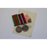 A World War Two Full Size Medal Pair To Include The British War Medal And The Defence Medal Complete