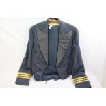 Vintage Royal Air Force / R.A.F. Officers Mess Dress Uniform Complete With Badge & Brass Buttons.