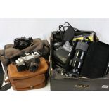 Collection of camera and video equipment