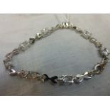 Silver and CZ Tennis Bracelet