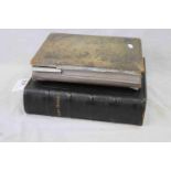 Large Late 19th / Early 20th Family Holy Bible printed by Eyre & Spottiswoode