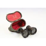 Cased Pair of 19th century Opera Glasses by Lemaire of Paris