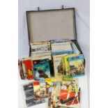 Suitcase of Boys Magazines / Comics including approximately Twenty Two Commando, Thirty Five War