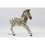 Beswick ceramic model of a Zebra approx 18cm in height