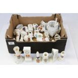Collection of over 30 pieces of Goss and other Crested Souvenir China