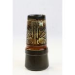 Celtic Newlyn pottery glazed vase 15cm approx height