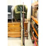 Five Vintage Fishing Rods - Hardy Matchmaker, E T Barlow & Sons, (Vortex, Yellow Rod), Keenets (