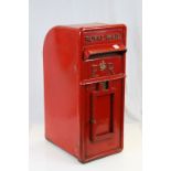 Painted cast Iron Royal Mail Post Box with E.R initials