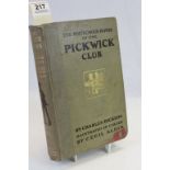 Book - The Posthumous Papers of the Pickwick Club by Charles Dickens and illustrated in colour by