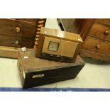 Oak Blanket / Tool Box and a Vintage Radio