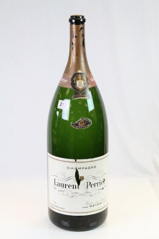 Laurent Perrier Brut L.P. 9L (empty) Champagne Display Bottle, 26" high